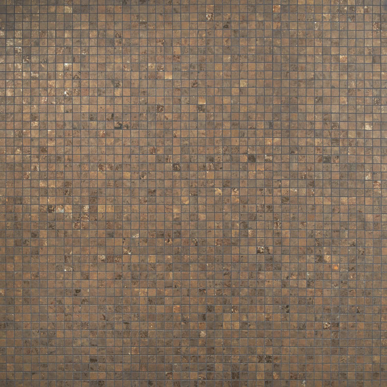 Portrait Copper 1X1 Matte Porcelain Mosaic