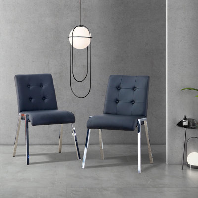 Chaise parsons capitonnée Rikeisha