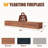 60" Rustic Wood Fireplace Mantel - Wall-mounted Floating Shelf For Home Living Room Decor-2052271762-2052271765
