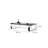 Luxury-lite rectangular marble coffee table