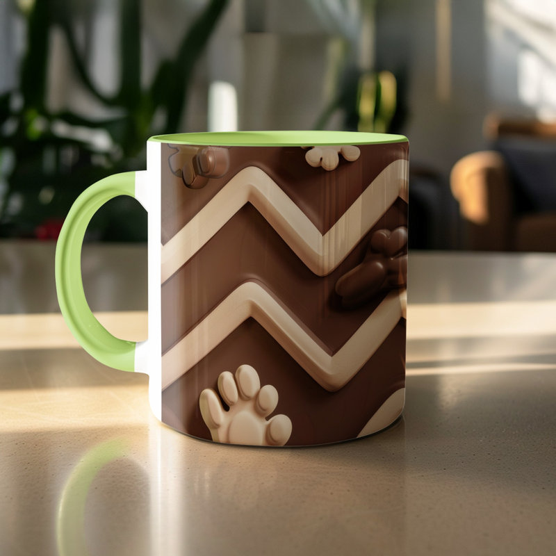 Chevron 11oz Accent Coffee Mug