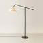 162cm Polished Arched Floor Lamp-1352280138