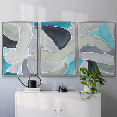 Subtle Billows II - Multi Piece Framed Canvas