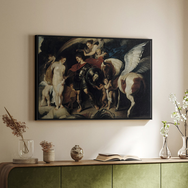 Persée et Andromède, v. 1620 - Peter Paul Rubens, toile tendue avec châssis, 26 x 40, Doré