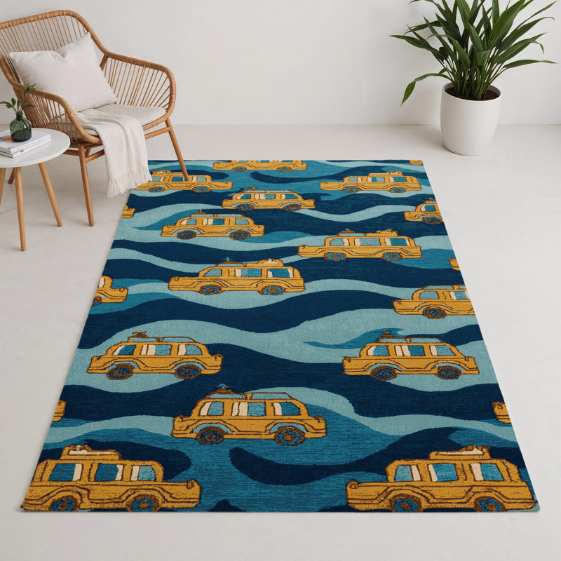 Tapis intérieur et extérieur gris Transport, Rectangle 5 pi x 7 pi