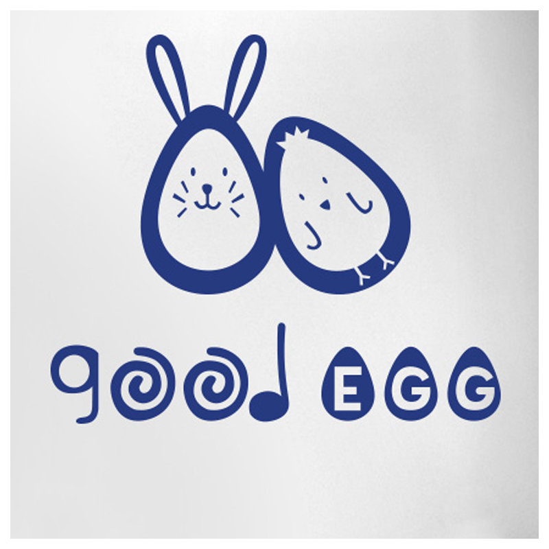 Animals Wall Decal, Dark Blue