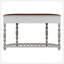 Table d'entrée 52 po moderne et contemporaine avec table console incurvée pour vestibule avec 4 tiroirs et 1 tablette-1757653449