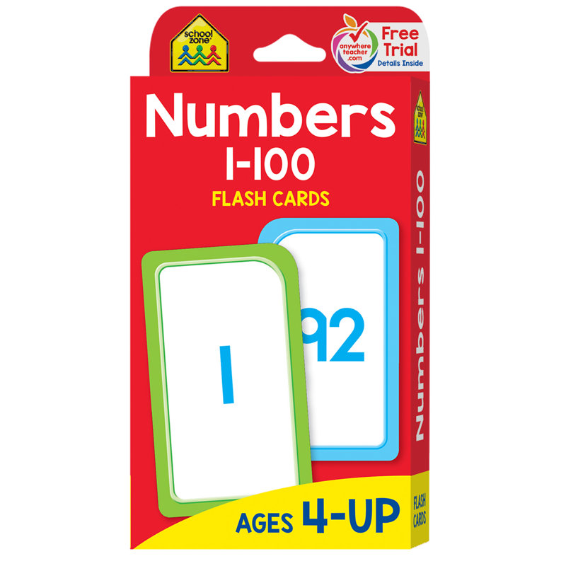Cartes à flash numéros
