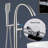 Double Handle Floor Mounted Tub Filler With Handshower-70285722