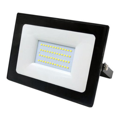 150W Non PIR Slim Line Black Body LED Floodlight, 15000 Lumens, 6000K