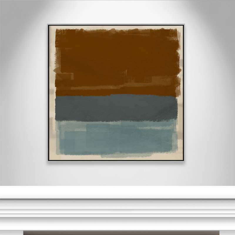 «Turbulent Honesty Square Version Print» par Marcus Prime, H 41,5 po x l 41,5 po, Argent argent
