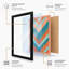 Chevron Bloom Geometric - Framed Print-276317830-276317833