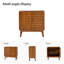Kuriko 32" Tall 2-Solid Wood Door Accent Cabinet with Adjustable Shelves-1354761995