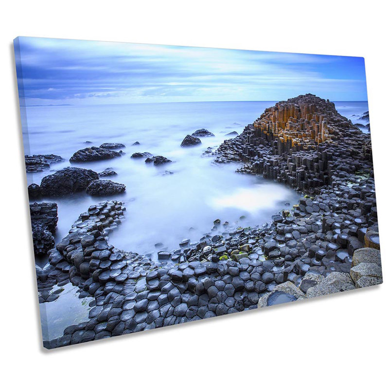 Giant's Causeway Northern Ireland - Wrapped Canvas Print, 30.5cm H x 45.7cm W