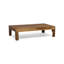Beige rembourré en bois pour l'extérieur en forme de L avec coussins