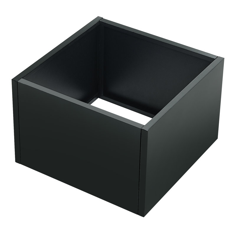 Modern Black Metal Raised Planter Box – Rectangular Steel Garden Bed with Removable Dividers, Weather-Resistant, Tool-No Assembly Required, Open Bottom, Indoor & Outdoor Use