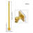 Square Stair Baluster Posts (3.15*3.15*37.4In)-114643562