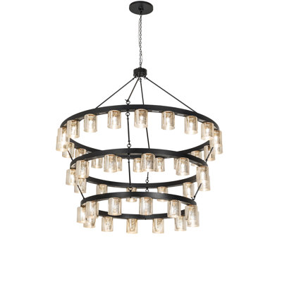 Lustre 44 lumières à trois niveaux Lizley