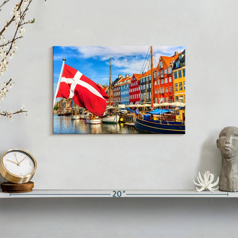 Mehar Copenhagen Port Boats, 8" H x 12" W