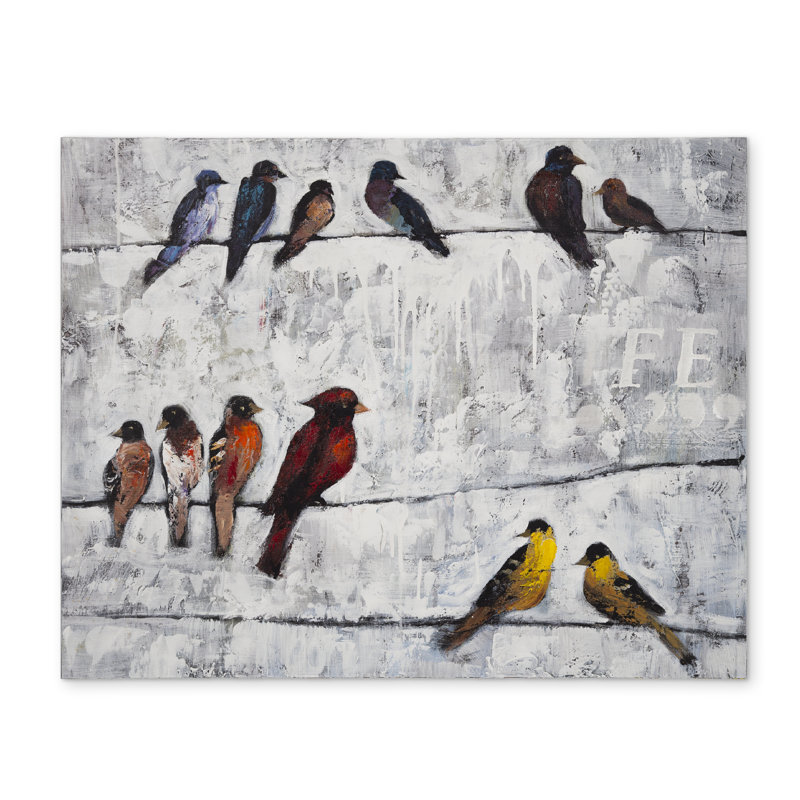 Colorful Birds Blue Bedroom Placemat - Polyester Home Decor