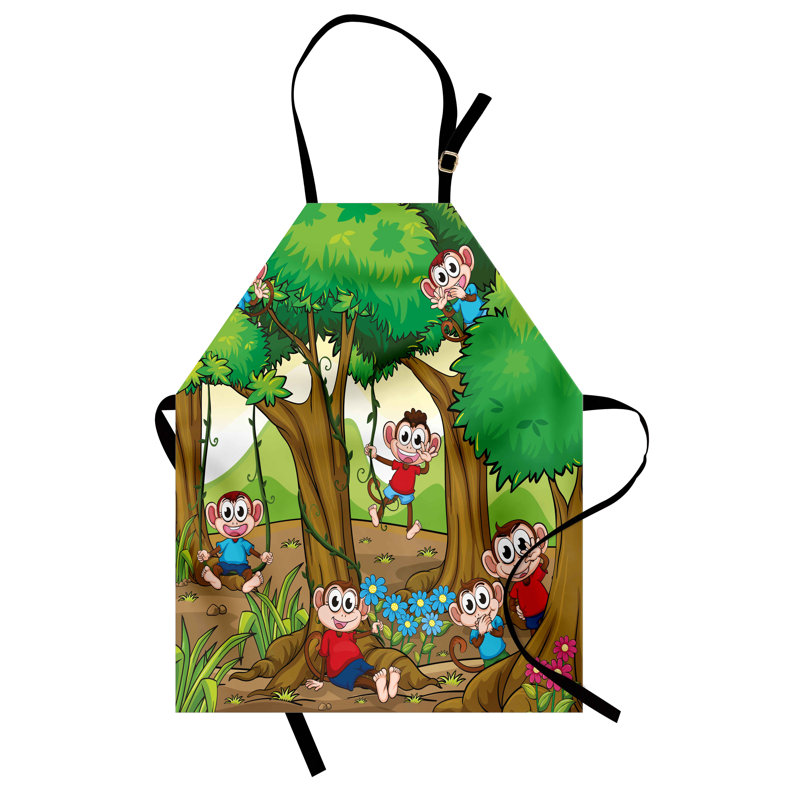 No Pattern Bib Apron