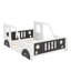 Lit plateforme double avec roulettes-1291551093
