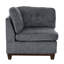 Ensemble de canapé modulaire en tissu de chenille gris cendré, ensemble de 6 pièces, canapé, causeuse, canapé d'angle, siège d'angle avec accoudoirs et dossier capitonné-56846559