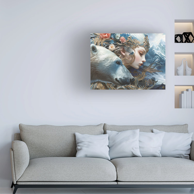 Art sur toile Michael Queen par Michael David, H 24 po x l 32 po