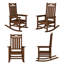 Ensemble de 2 chaises berçantes d'extérieur-628964545