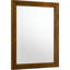 Charlize Wood Flat Wall Mirror-1697687536