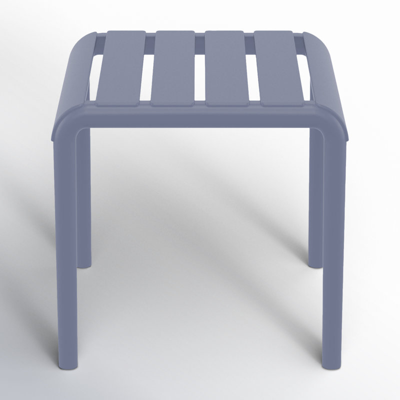 Ruta Paris 16" Outdoor Side Table, Dark Gray 
