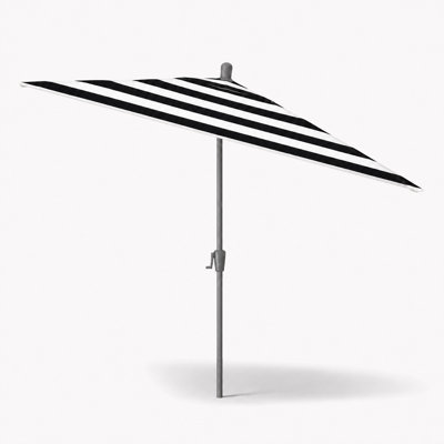 Olivier 116.7'' x 78.7'' Rectangular Market Umbrella