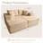 Cloudelle Compression Packed 2 - Piece No Assembly Required Boneless Corduroy Lounge Sectional-1338077825
