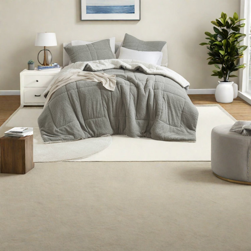 Ensembles de literie ultra doux, simili plumes de polyester, confort douillet