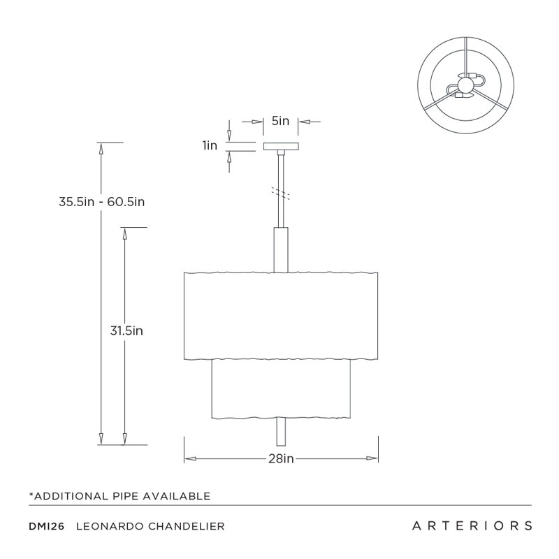 Leonardo 4 - Light Chandelier