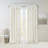 Twist Tab Lined Window Curtain Panel White 50x95"