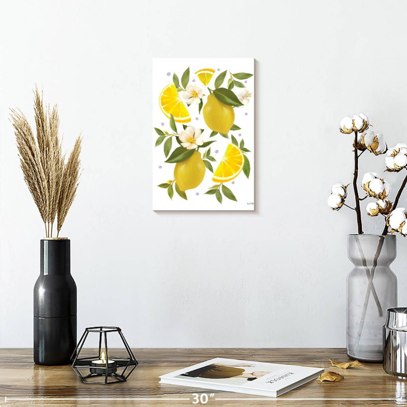 Yarlin Citrus Lemon Botanical, 12" H x 8" W