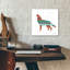 «Southwestern Vibes 6» par Farida Zaman, art mural en verre acrylique, 12 po x 12 po