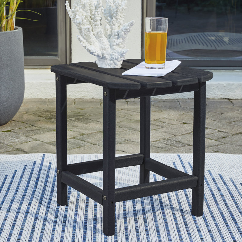 Table d'appoint en plastique Emory, Black