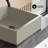Lisse 15.5" Concrete Square Vessel Sink-112453148