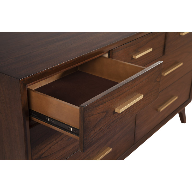 Commode 7 tiroirs avec miroir Gali