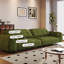 Coussin en chenille vert-1445805816
