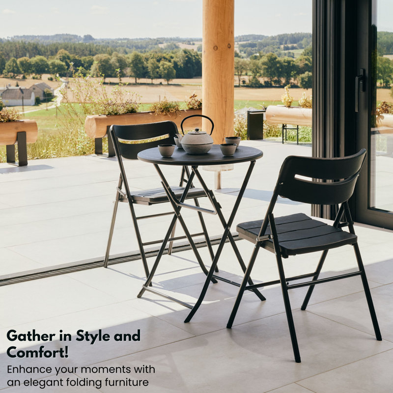 Akina Round 3 - Piece 2 - Person Outdoor Bistro Set