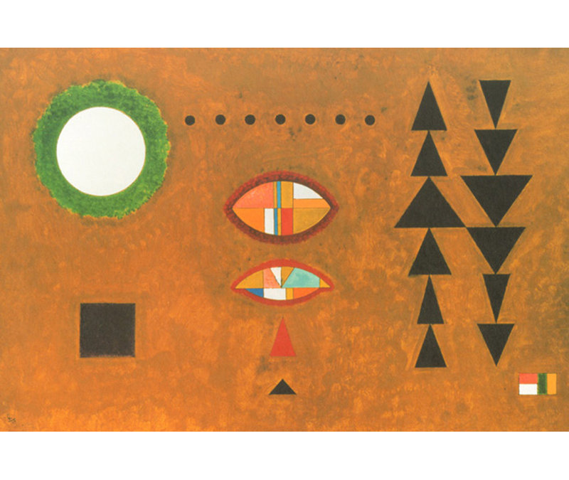 White White, c.1929, 12" H x 18" W