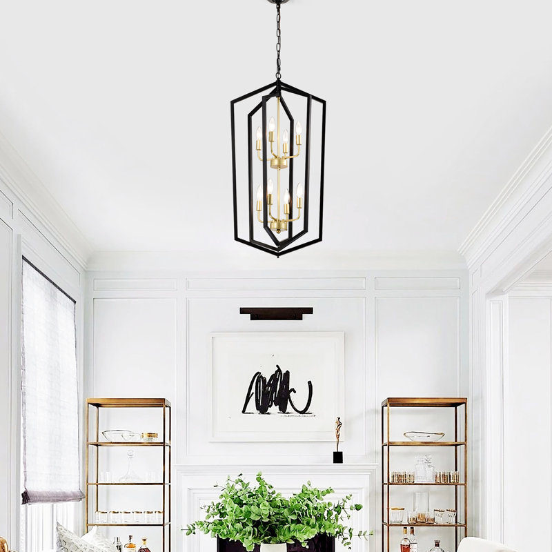 Moderne pour îlot de cuisine, salon, hall d'entrée, plafond, noir, bureau, conférence, H 33,54 po x l 18,1 po x P 5,11 po