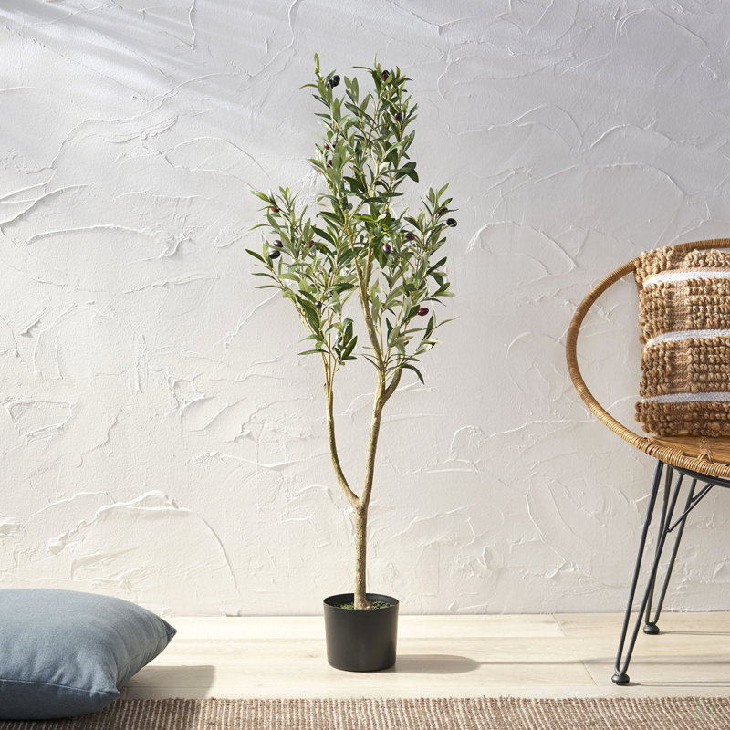 ARTIFICIAL OLIVE TREE, 47" H x 19" W x 15" D