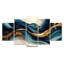 Chaumont - art mural vagues - art mural moderne pour le salon