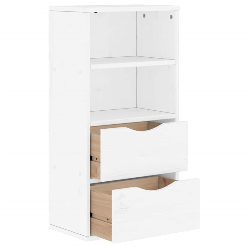 Dalenna 40cm Solid Wood Sideboard, White