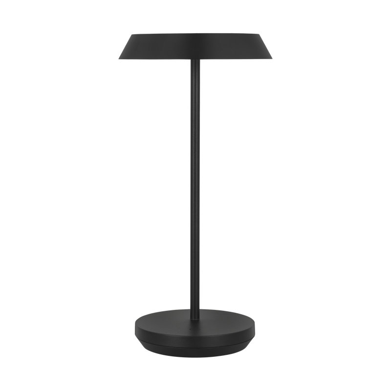 Tepa Accent Rechargeable Table Lamp, Black