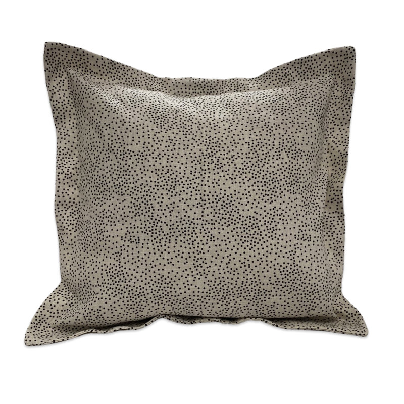 Dots Cotton Blend Reversible Pillow Cover